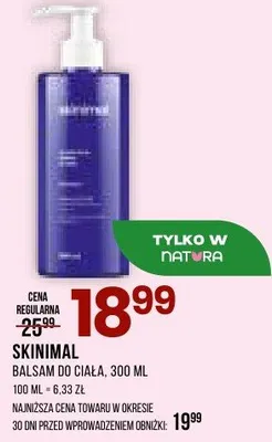 Balsam do ciała Skinimal promocja w Drogerie Natura