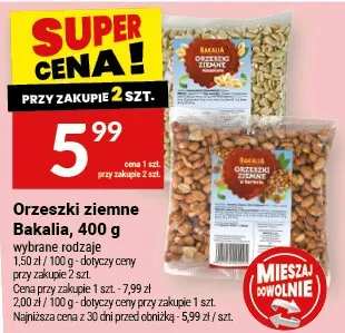Orzechy ziemne Bakalia promocja w Twój Market