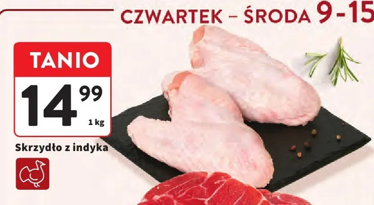 Skrzydło z indyka promocja w Intermarche
