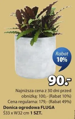 Donica ogrodowa FLUGA promocja w Jysk