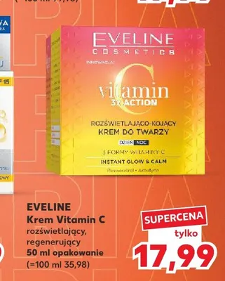 Krem do twarzy EVELINE Vitamin C regenerujący promocja w Kaufland