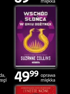 Książka Wschód słońca w dniu dożynek Suzanne Collins promocja w Empik