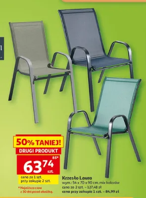 Krzesło Laura Actuel promocja w Auchan