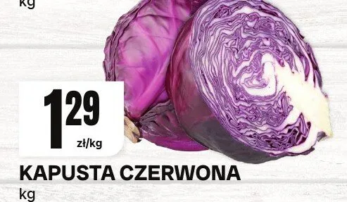 Kapusta czerwona promocja w Chorten