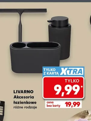 Akcesoria łazienkowe Livarno promocja w Kaufland