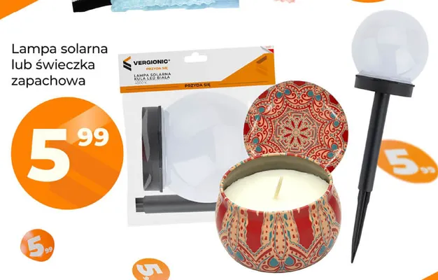 Świeczka zapachowa Vergionic promocja w POLOmarket