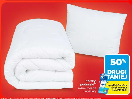 Poduszki promocja w Carrefour