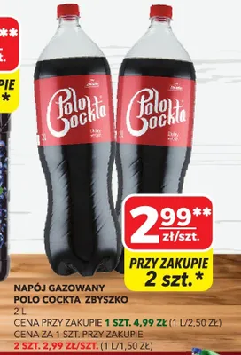 Napój gazowany Polo Cockta Zbyszko różne rodzaje promocja w Top Market
