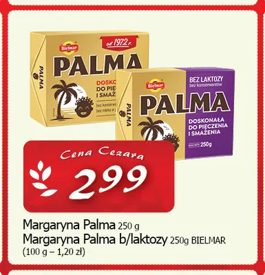 Margaryna Palma Bielmar promocja w CEZAR Delikatesy