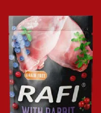 Karma dla psów mokra Rafi z królikiem promocja w Lidl
