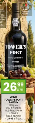 Wino Tower's Port Tawny promocja w Twój Market
