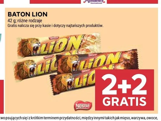 Baton LION promocja w Stokrotka