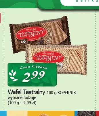Wafel Teatralny Kopernik promocja w CEZAR Delikatesy