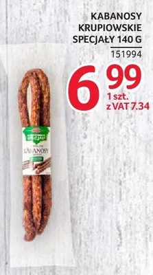 Kabanosy Krupiowskie Specjały 151994 promocja w Selgros