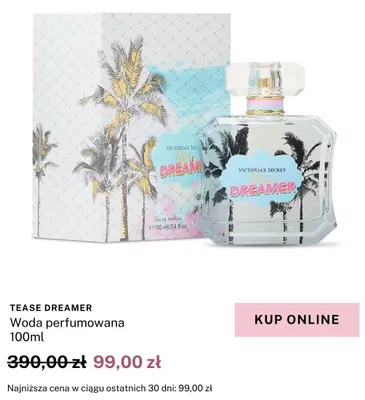 Woda perfumowana Victoria's Secret Tease Dreamer promocja w Victoria's Secret