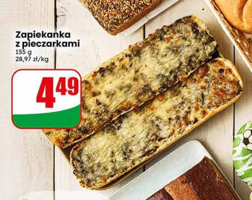 Zapiekanka z pieczarkami promocja w Dino