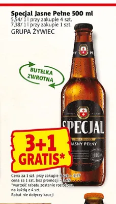 Piwo Specjal Jasne Pełne promocja w Prim Market