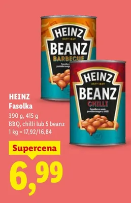 Fasolka BBQ, chilli lub 5 beanz promocja w Lidl