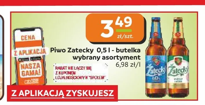 Piwo Zatecky promocja w Społem Częstochowa