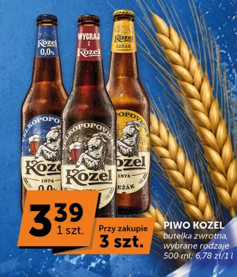 Piwo Kozel promocja w Groszek