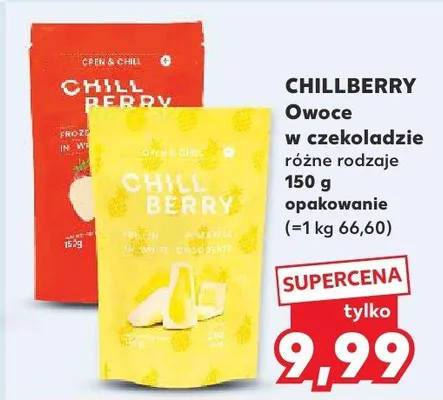 Owoce w czekoladzie Chillberry promocja w Kaufland