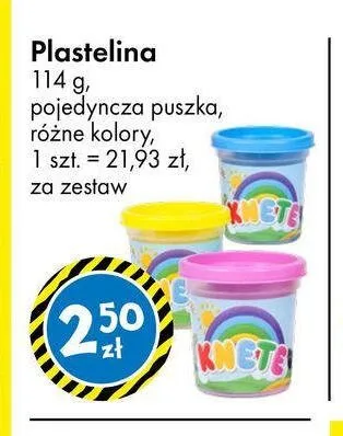 Plastelina promocja w Tedi