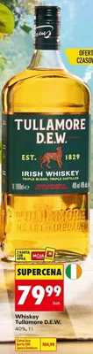 Whiskey Tullamore D.E.W. 40% promocja w Biedronka