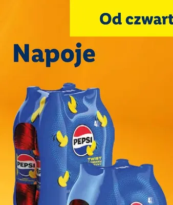 Napój Pepsi lub Pepsi Twist 4x2 l promocja w Lidl