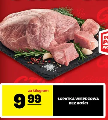 Łopatka wieprzowa bez kości promocja w Gram Market