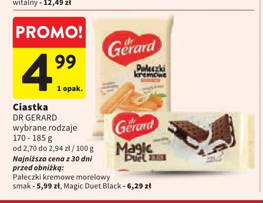 Ciastka Magic Duet Black Dr Gerard promocja w Intermarche