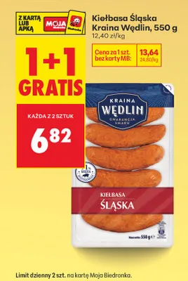 Kiełbasa śląska promocja w Biedronka