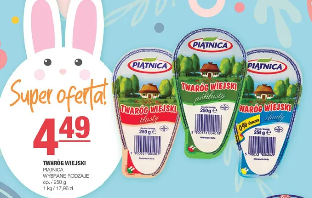 Twaróg wiejski promocja w SPAR