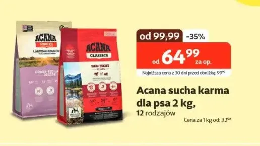 Sucha karma dla psa 2kg promocja w KAKADU