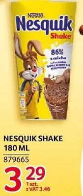 Shake Nesquik 180 ml promocja w Selgros