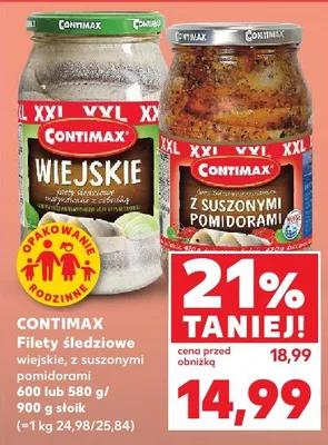 Filety śledziowe wiejskie, z suszonymi pomidorami promocja w Kaufland