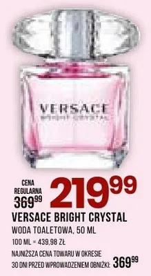 Perfumy Versace Bright Crystal promocja w Drogerie Natura