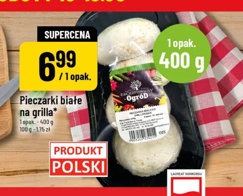 Pieczarki białe na grilla Zaczarowany Ogród polskie promocja w POLOmarket