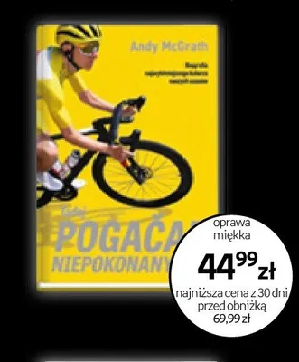Książka Pogačar Niepokonany Andy McGrath promocja w Empik