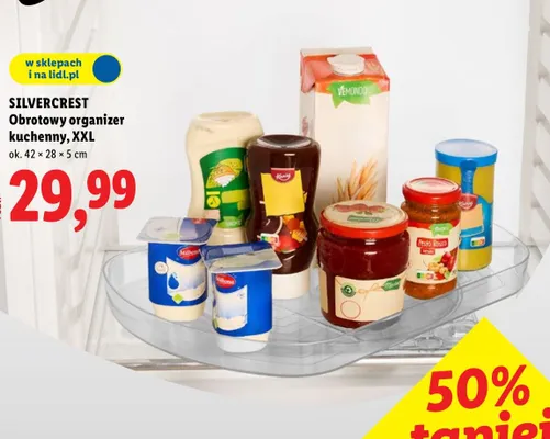 Obrotowy organizer kuchenny XXL promocja w Lidl