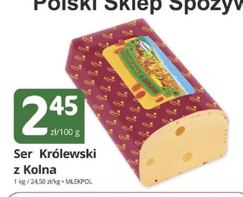 Ser Królewski z Kolna promocja w Marketvita