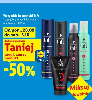 Lakier do włosów Taft Ultimate promocja w Lidl