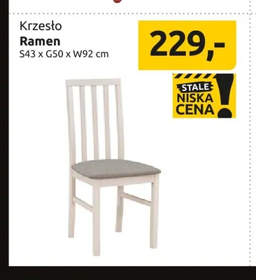 Krzesło Ramen promocja w Black Red White