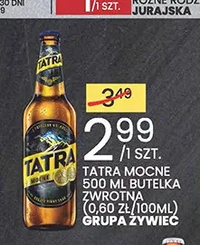Piwo Tatra Mocne promocja w Wafelek
