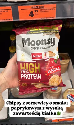 Chipsy z soczewicy o smaku paprykowym promocja w Biedronka