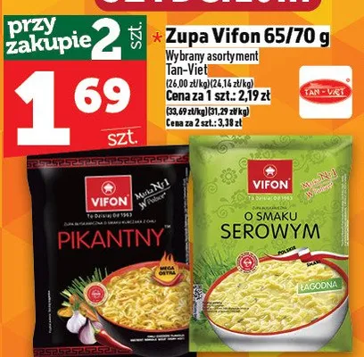Zupa Vifon pikantna promocja w TOPAZ