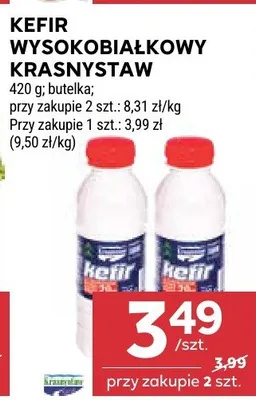 Kefir wysokobiałkowy krasnystaw promocja w Stokrotka