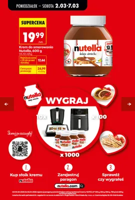 Krem do smarowania czekoladowo-orzechowy promocja w Biedronka