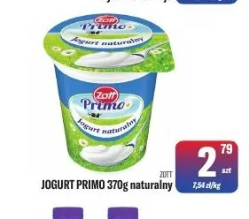 Jogurt Primo naturalny Zott promocja w Tomi Markt