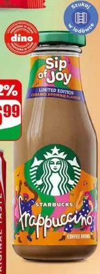 Napój mleczno-kawowy Frappuccino limited edition promocja w Dino