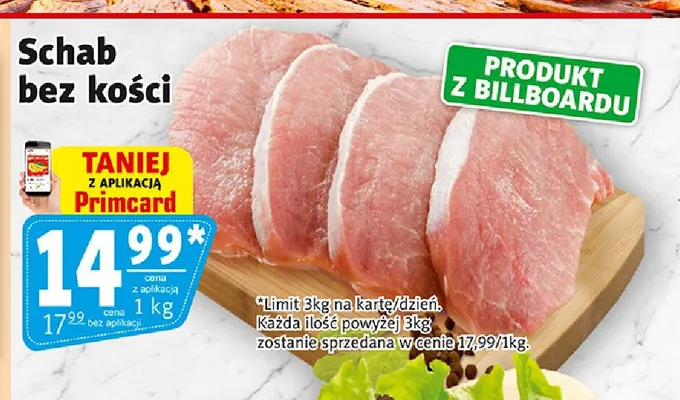 Schab bez kości promocja w Prim Market